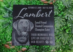 pet memorial plaque